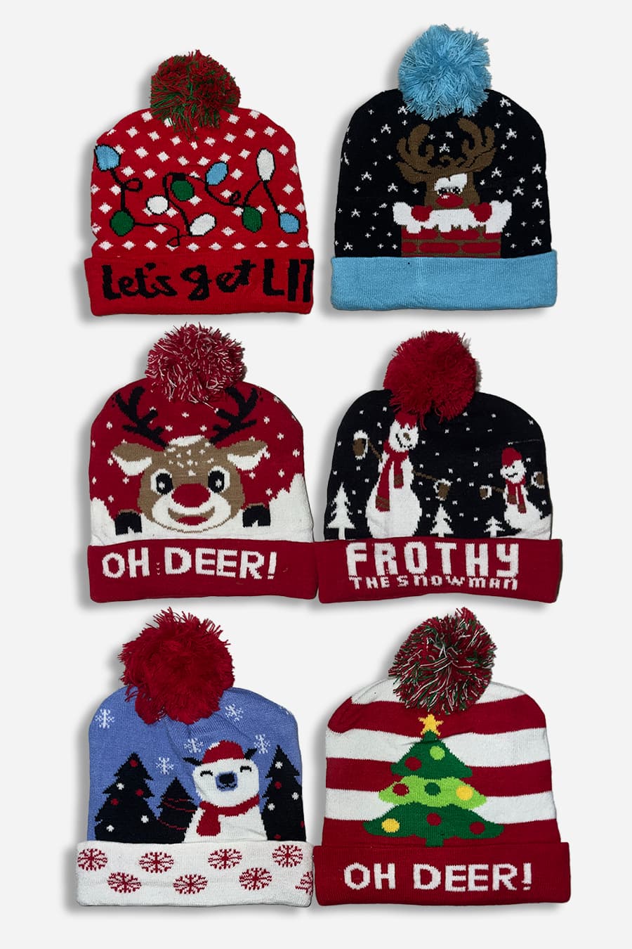 2 GORROS NAVIDEÑOS